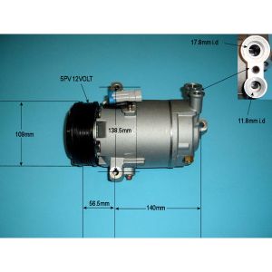 Compressor (AirCon Pump) Vauxhall Zafira MK2 1.6 16v Petrol (Jul 2007 to Nov 2014)