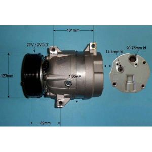 Compressor (AirCon Pump) Vauxhall Movano 2.5 TDi Diesel (Aug 2006 to 2023)