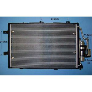 Condenser (AirCon Radiator) Vauxhall Corsa C 1.2 Petrol (Sep 2003 to Jul 2004)