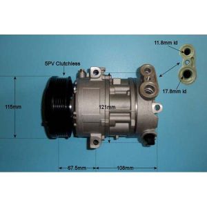 Compressor (AirCon Pump) Vauxhall Combo D 1.2 Petrol (Nov 2011 to Jun 2018)