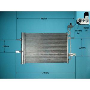 Condenser (AirCon Radiator) Vauxhall Meriva  A (03-09) 1.6 16v Petrol (Mar 2008 to Oct 2009)