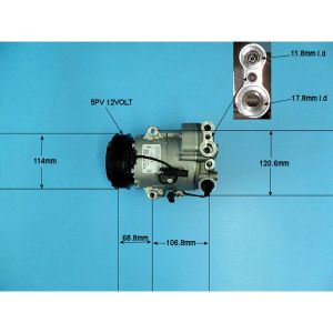 Compressor (AirCon Pump) Vauxhall Insignia A (-2017) 1.4 LPG Petrol (Jul 2012 to May 2017)