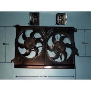Radiator Cooling Fan Vauxhall Signum 2.8 TURBO Diesel (Apr 2002 to May 2008)