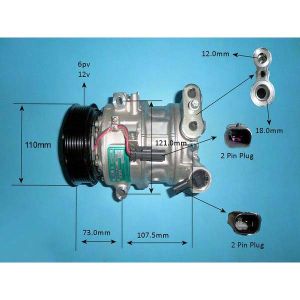 Compressor (AirCon Pump) Vauxhall Astra K MK7 1.6 Turbo Petrol (Nov 2015 to 2023)