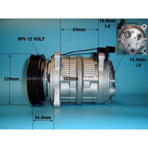 Compressor (AirCon Pump) Volvo V40 (1995-2005) 1.8 Petrol Manual (Mar 1996 to Dec 1999)