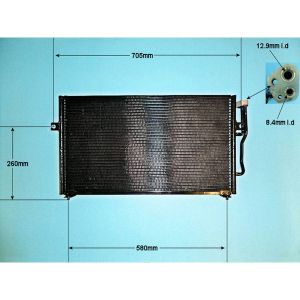 Condenser (AirCon Radiator) Volvo V40 (1995-2005) 2.0 Petrol Manual (May 1996 to Dec 1999)