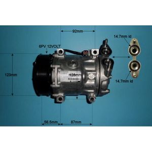 Compressor (AirCon Pump) Volvo V50 1.6 D Diesel (Feb 2007 to Dec 2007)