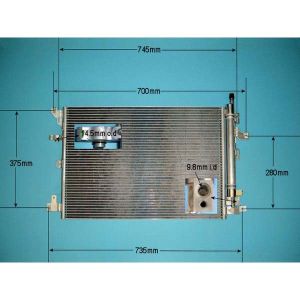 Condenser (AirCon Radiator) Volvo XC 90 MK1 (02-) 2.4 D5 Diesel (2005 to Dec 2010)