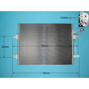 Condenser (AirCon Radiator) Volvo V50 1.8 16v Petrol (2007 to Dec 2007)