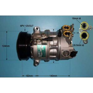 Compressor (AirCon Pump) Volvo V90 2.0 T3 Petrol (Mar 2016 to 2023)