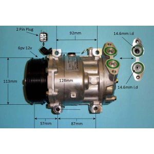 Compressor (AirCon Pump) Volvo V70 MK3 1.6 D Diesel (Apr 2011 to 2023)