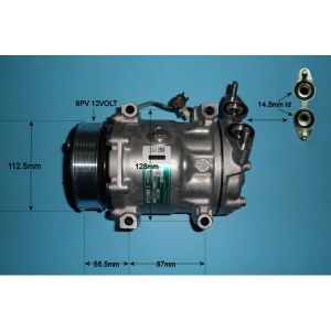 Compressor (AirCon Pump) Volvo S60 MK2 1.6 D2 DRIVe Diesel (Jan 2011 to May 2018)