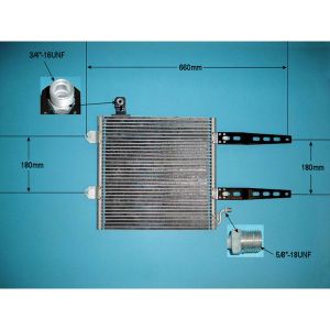 Condenser (AirCon Radiator) VW Polo 1995-1999 1.9 SDi Diesel (Jul 1996 to Oct 1999)