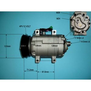 Compressor (AirCon Pump) VW Passat 1996-2000 1.9 TDi Diesel (Oct 1996 to Nov 2000)