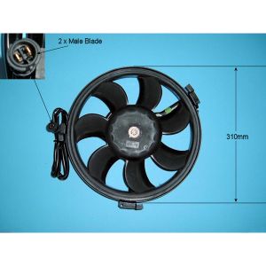 Condenser Cooling Fan VW Passat 1996-2000 2.5 V6 TDi Diesel (Jul 1998 to Nov 2000)