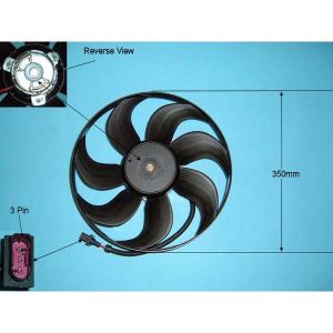 Condenser Cooling Fan VW Golf MK4 (97-06) 1.8 20v TURBO Petrol (Sep 2000 to Aug 2006)