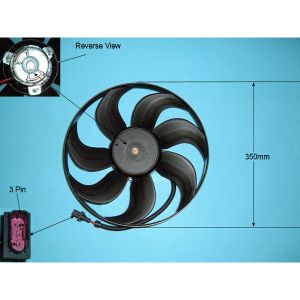 Condenser Cooling Fan VW Golf MK4 (97-06) 2.3 V5 Petrol (Apr 1999 to Jun 2006)