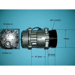 Compressor (AirCon Pump) VW Golf MK4 (97-06) 1.9 TDi PD Diesel (May 1999 to Aug 1999)