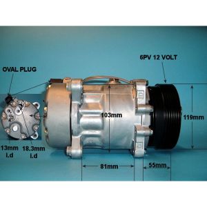 Compressor (AirCon Pump) VW Transporter 1.9 TDi Diesel (May 2003 to Nov 2009)