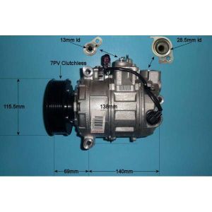 Compressor (AirCon Pump) VW Passat 2000-2005 4.0 Petrol (Sep 2001 to May 2005)