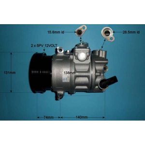 Compressor (AirCon Pump) VW Jetta 2.5 Petrol (Apr 2010 to 2023)