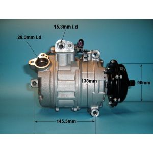 Compressor (AirCon Pump) VW Touareg 2.5 V6 TDi Diesel (Jan 2003 to May 2005)