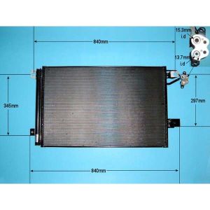 Condenser (AirCon Radiator) VW Caravelle/Multivan 2.0 TDi Diesel (May 2010 to Jan 2012)