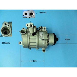 Compressor (AirCon Pump) VW Touareg 4.2 V8 TDi Diesel (Jan 2010 to May 2011)