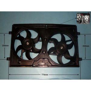 Condenser Cooling Fan VW Transporter 2.5 TDi Diesel (Oct 1996 to 2000)