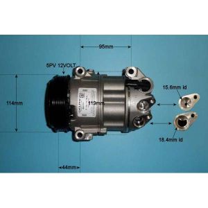 Compressor (AirCon Pump) Alfa Romeo Giulietta 1.4 TB Petrol (Mar 2016 to Dec 2020)