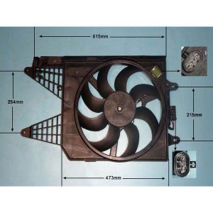 Radiator Cooling Fan Arbarth 500 / 500c 1.4 Petrol (Sep 2011 to 2025)