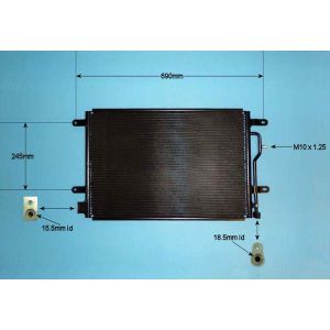 Condenser (AirCon Radiator) Audi A4 1.9 TDi Diesel (Jun 2004 to Dec 2004)