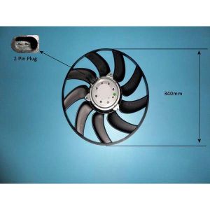 Radiator Cooling Fan Audi A6 3.0 TDi CVUB Diesel (Sep 2014 to Sep 2018)