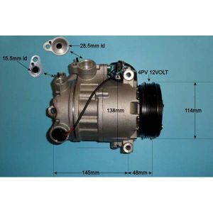 Compressor (AirCon Pump) BMW X5 3.0 D xDrive M57 (E70) Diesel (Feb 2007 to Jul 2013)