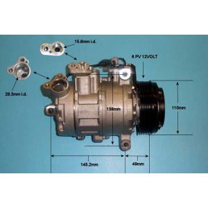 Compressor (AirCon Pump) BMW 330 3.0 D N57 (E91) Diesel (Jun 2005 to May 2012)