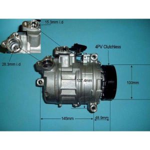 Compressor (AirCon Pump) BMW 335 3.0 D M57 (E91) Diesel (Sep 2006 to Jun 2012)