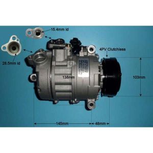 Compressor (AirCon Pump) BMW 525 3.0 D xDrive (E61) Diesel (Sep 2008 to May 2010)