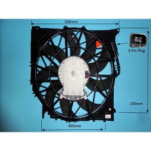 Condenser Cooling Fan BMW 320 2.0 TD N47 (E91) Diesel (Mar 2010 to Dec 2013)