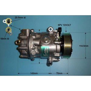 Compressor (AirCon Pump) Citroen Relay 2.2 HDi Diesel (Aug 2019 to Nov 2023)