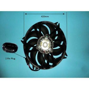 Condenser Cooling Fan Citroen Xsara MK2 2.0 HDi Diesel (Mar 2002 to 2025)