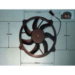 Radiator Cooling Fan Citroen C4 1.6 HDi Diesel (Nov 2004 to Mar 2007)