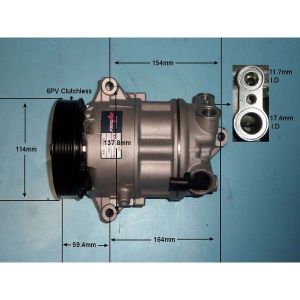 Compressor (AirCon Pump) Fiat Tipo 1.6 D Diesel (Oct 2015 to 2023)