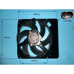 Condenser Cooling Fan Fiat Marea 1.9 TD Diesel (Mar 1999 to 2025)