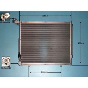 Condenser (AirCon Radiator) Ford Fiesta 17- 1.0 EcoBoost Petrol Automatic (May 2017 to 2025)