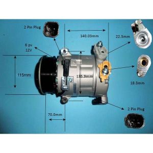 Compressor (AirCon Pump) Ford Transit V363 13- 2.0 EcoBlue RWD Diesel Automatic (Mar 2016 to 2023)