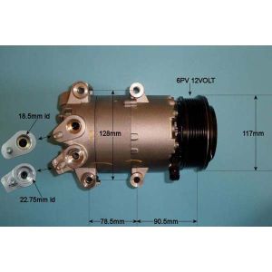 Compressor (AirCon Pump) Ford EcoSport 1.5 Ti-VCT Petrol (Oct 2013 to Jan 2018)