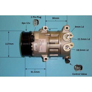 Compressor (AirCon Pump) Ford Kuga 1.6 Ecoboost Petrol (May 2012 to Oct 2014)