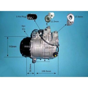 Compressor (AirCon Pump) Mercedes Sprinter 2.2 CDi 4x4 Diesel Automatic (Jan 2019 to 2023)