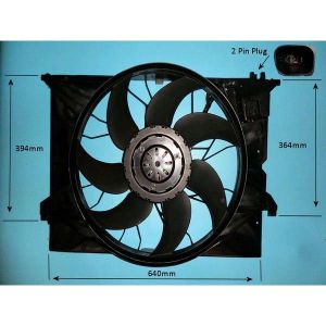 Condenser Cooling Fan Mercedes S Class (W221) 3.0 S300 Petrol (Sep 2008 to Dec 2013)