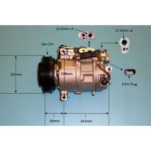 Compressor (AirCon Pump) Mercedes GLA (H247) 180 2.0d Diesel (Mar 2020 to 2023)